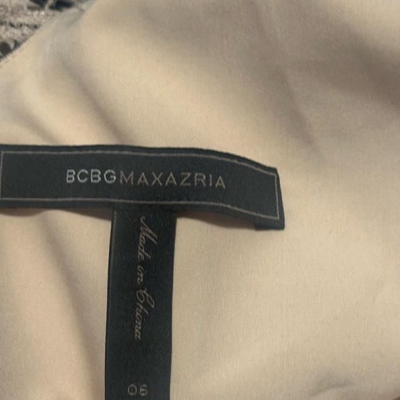 BCBG MAXAZRIA Azria Lynne Layered Floral Dress Wedding Formal Sz 6 Lace RARE​ - Picture 7 of 10